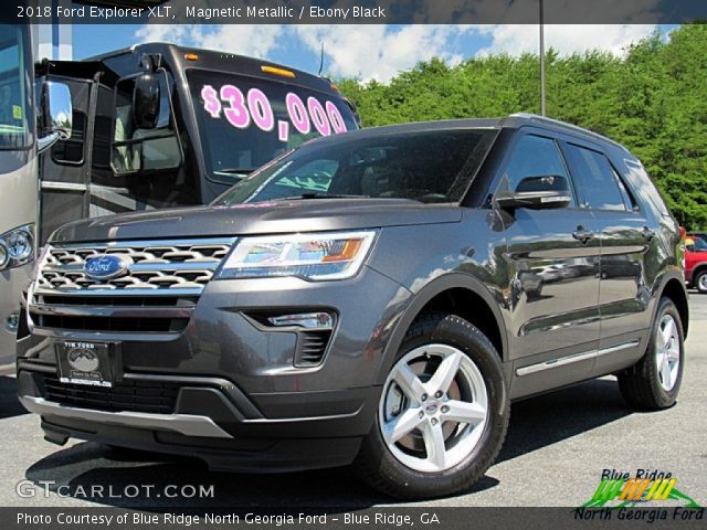 2018 Ford Explorer XLT in Magnetic Metallic