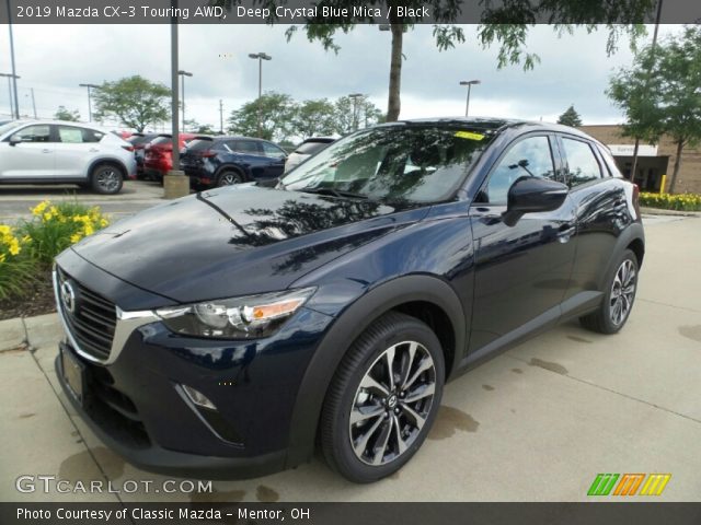 2019 Mazda CX-3 Touring AWD in Deep Crystal Blue Mica