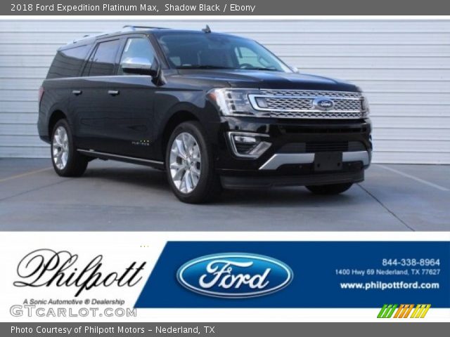 2018 Ford Expedition Platinum Max in Shadow Black