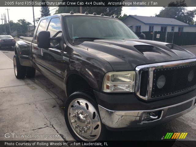 2005 Ford F350 Super Duty Lariat Crew Cab 4x4 Dually in Arizona Beige Metallic