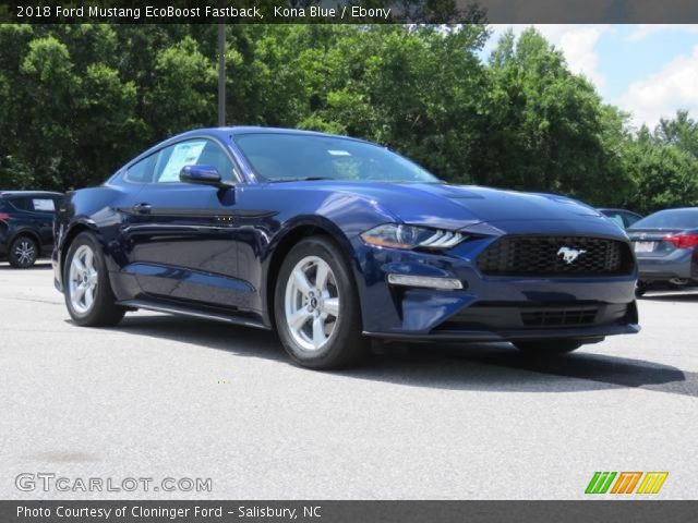 2018 Ford Mustang EcoBoost Fastback in Kona Blue