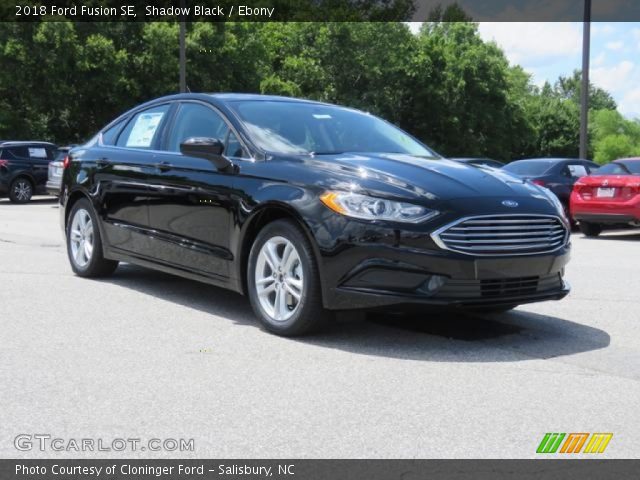 2018 Ford Fusion SE in Shadow Black