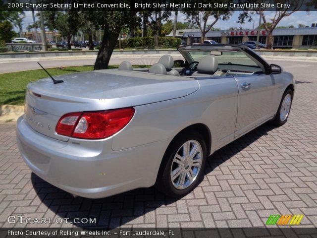 2008 Chrysler Sebring Limited Convertible in Bright Silver Metallic