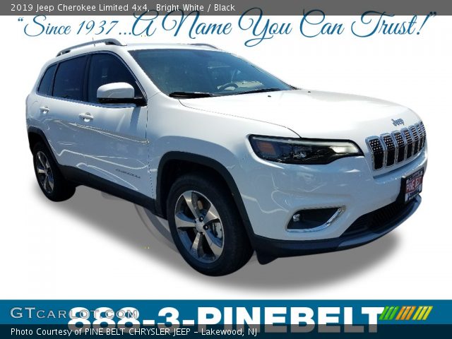 2019 Jeep Cherokee Limited 4x4 in Bright White