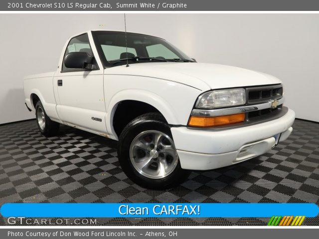 2001 Chevrolet S10 LS Regular Cab in Summit White