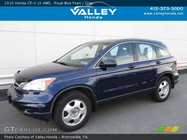 2010 Honda CR-V LX AWD in Royal Blue Pearl