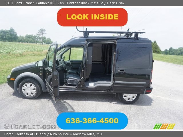 2013 Ford Transit Connect XLT Van in Panther Black Metallic