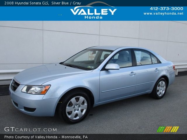 2008 Hyundai Sonata GLS in Silver Blue