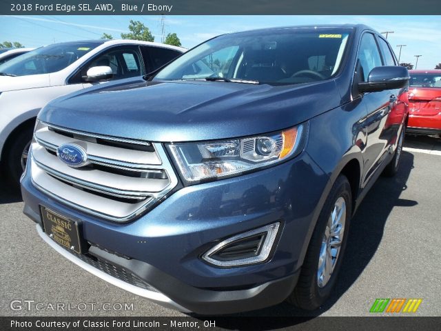 2018 Ford Edge SEL AWD in Blue