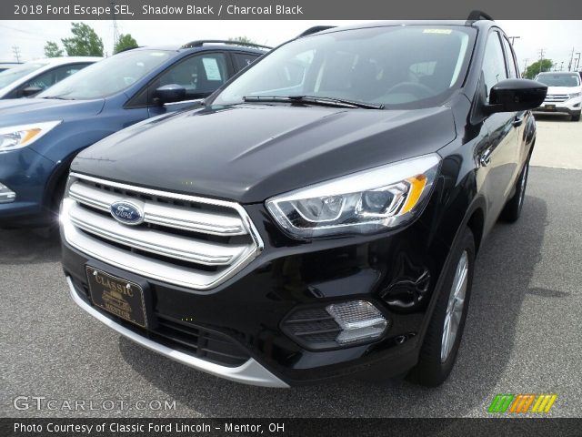 2018 Ford Escape SEL in Shadow Black