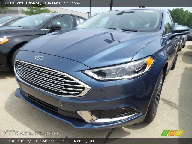 2018 Ford Fusion SE in Blue Metallic