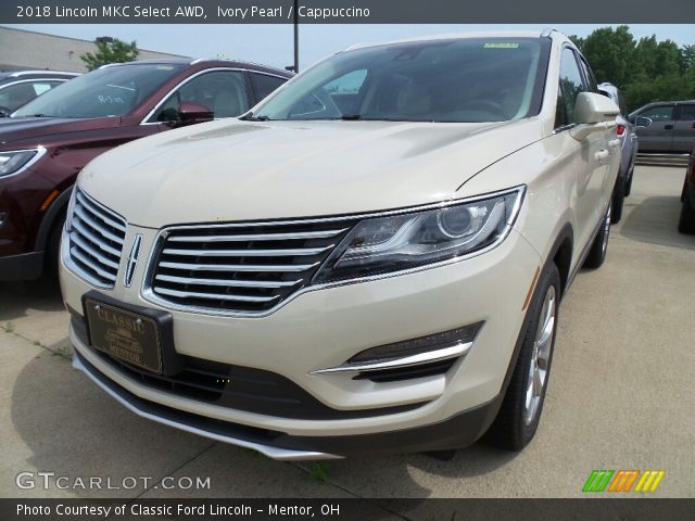 2018 Lincoln MKC Select AWD in Ivory Pearl