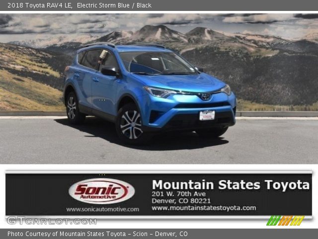 2018 Toyota RAV4 LE in Electric Storm Blue