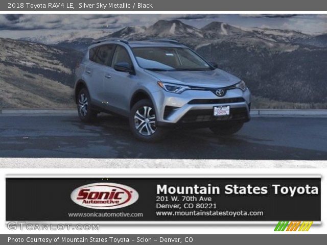 2018 Toyota RAV4 LE in Silver Sky Metallic