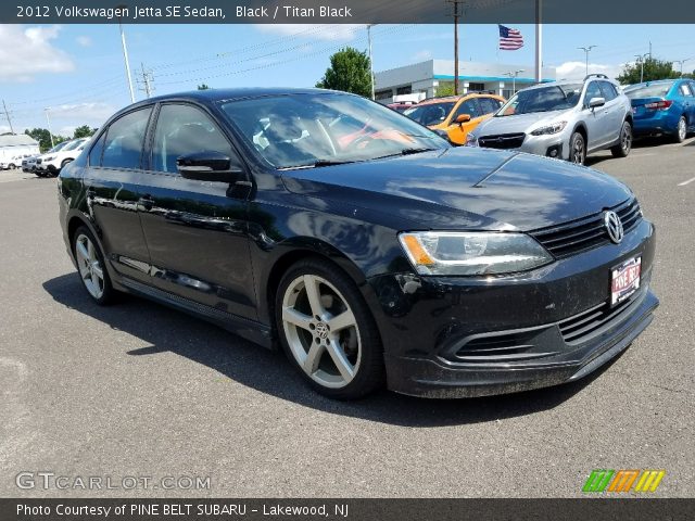 2012 Volkswagen Jetta SE Sedan in Black
