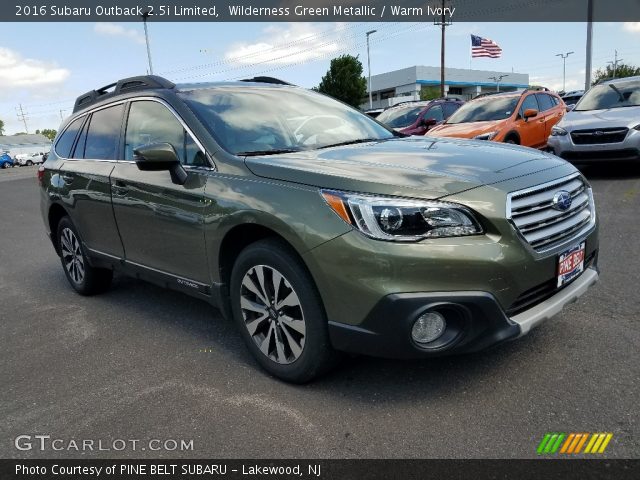 2016 Subaru Outback 2.5i Limited in Wilderness Green Metallic
