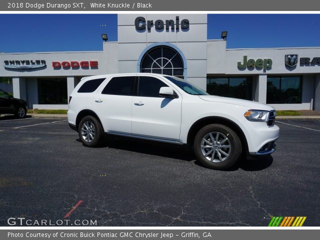 2018 Dodge Durango SXT in White Knuckle