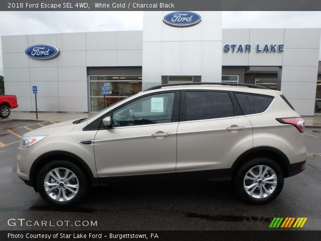 2018 Ford Escape SEL 4WD in White Gold