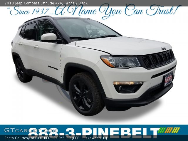 2018 Jeep Compass Latitude 4x4 in White