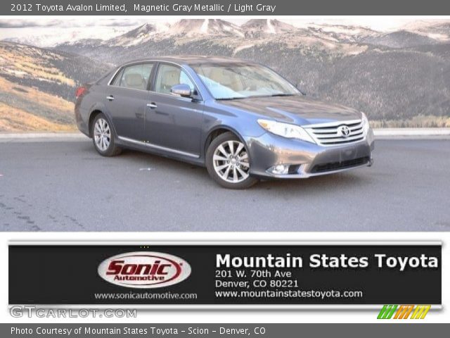 2012 Toyota Avalon Limited in Magnetic Gray Metallic