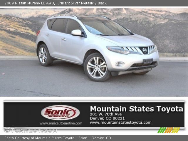 2009 Nissan Murano LE AWD in Brilliant Silver Metallic