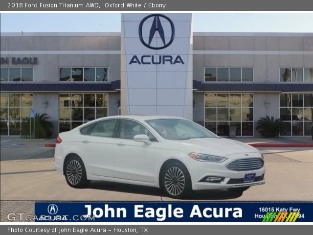 2018 Ford Fusion Titanium AWD in Oxford White