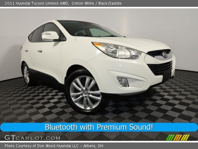 2011 Hyundai Tucson Limited AWD in Cotton White