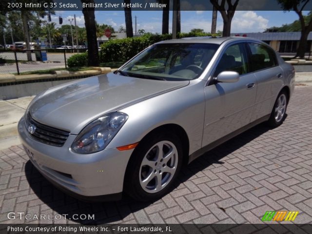 2003 Infiniti G 35 Sedan in Brilliant Silver Metallic