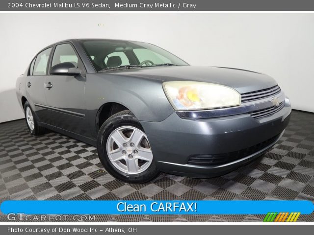 2004 Chevrolet Malibu LS V6 Sedan in Medium Gray Metallic