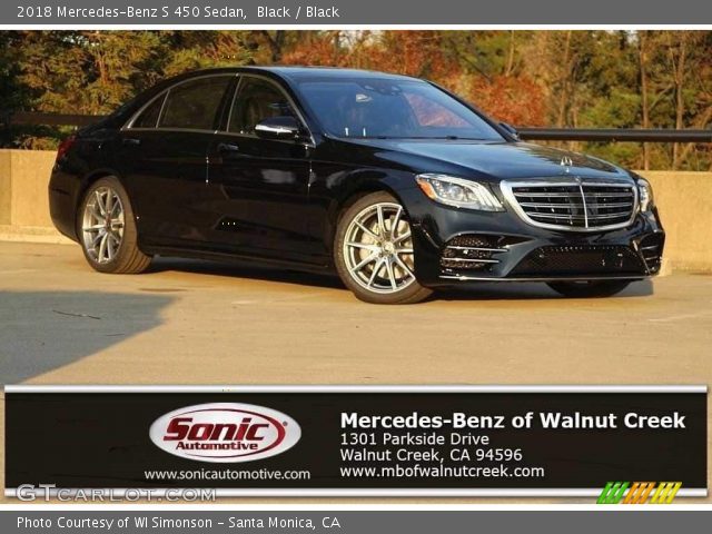 2018 Mercedes-Benz S 450 Sedan in Black