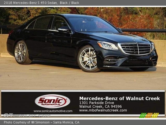 2018 Mercedes-Benz S 450 Sedan in Black