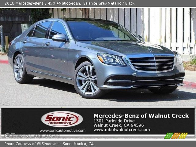 2018 Mercedes-Benz S 450 4Matic Sedan in Selenite Grey Metallic