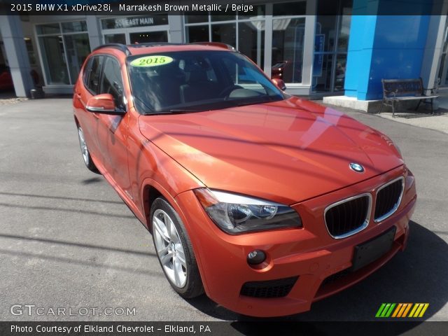 2015 BMW X1 xDrive28i in Marrakesh Brown Metallic