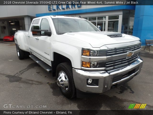 2018 Chevrolet Silverado 3500HD LTZ Crew Cab Dual Rear Wheel 4x4 in Summit White