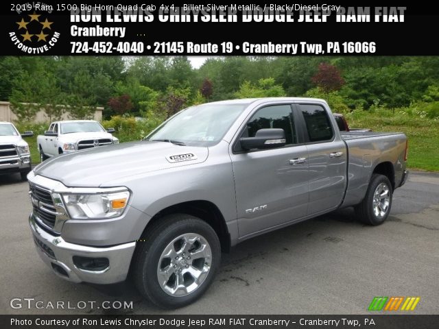 2019 Ram 1500 Big Horn Quad Cab 4x4 in Billett Silver Metallic