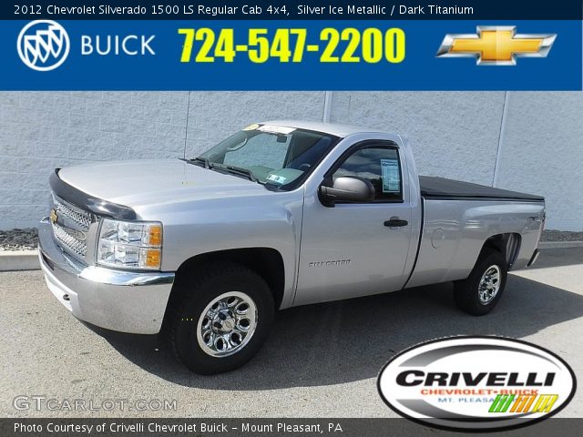 2012 Chevrolet Silverado 1500 LS Regular Cab 4x4 in Silver Ice Metallic