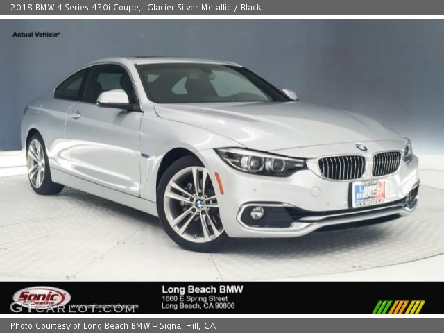 2018 BMW 4 Series 430i Coupe in Glacier Silver Metallic