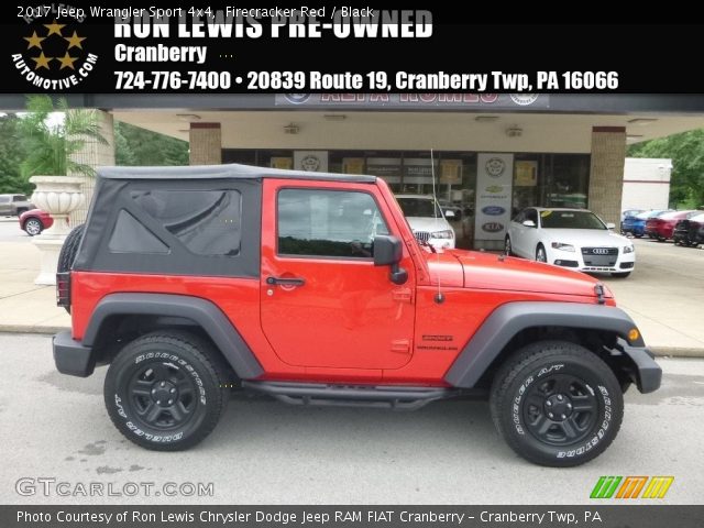 2017 Jeep Wrangler Sport 4x4 in Firecracker Red