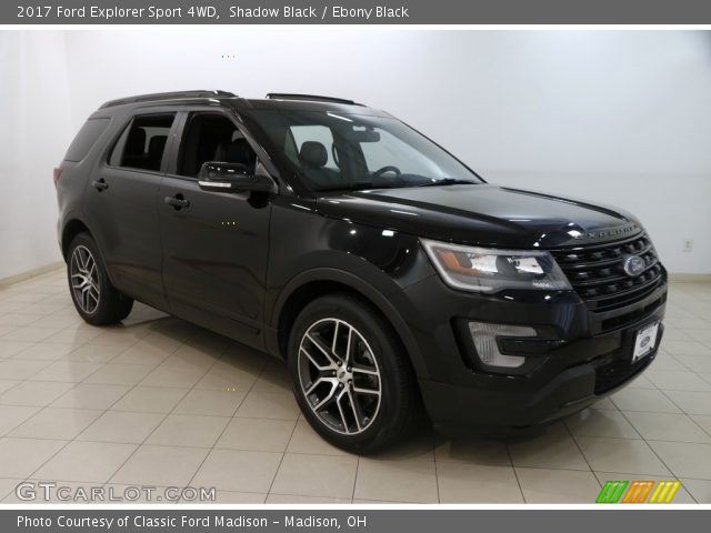 2017 Ford Explorer Sport 4WD in Shadow Black