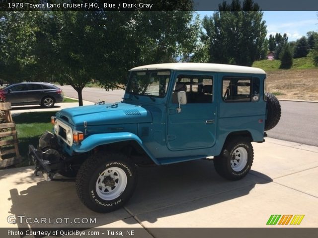 1978 Toyota Land Cruiser FJ40 in Blue