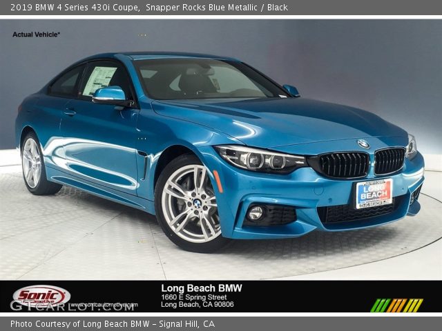 2019 BMW 4 Series 430i Coupe in Snapper Rocks Blue Metallic