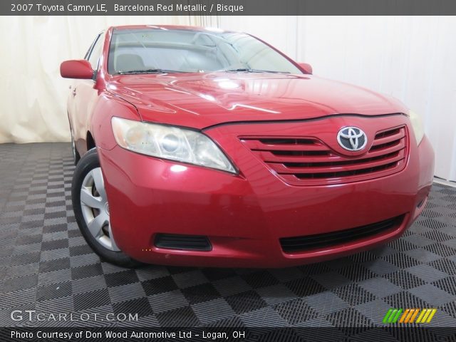2007 Toyota Camry LE in Barcelona Red Metallic