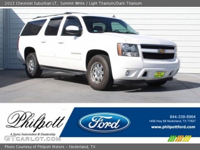 2013 Chevrolet Suburban LT in Summit White