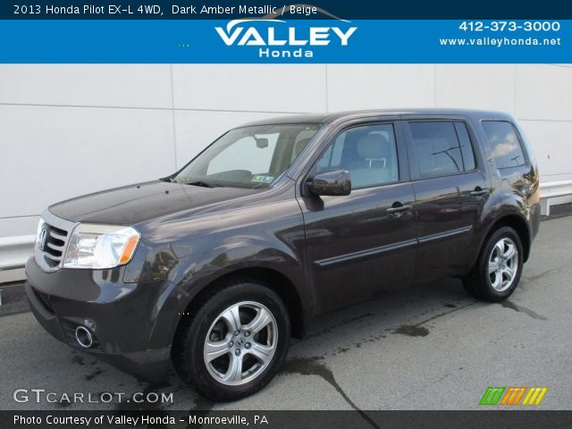 2013 Honda Pilot EX-L 4WD in Dark Amber Metallic