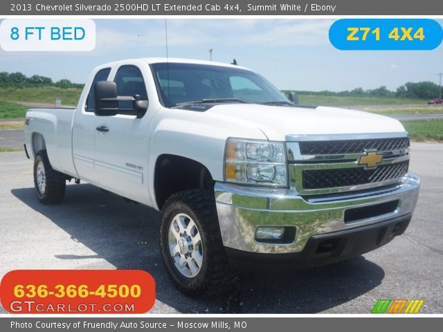 2013 Chevrolet Silverado 2500HD LT Extended Cab 4x4 in Summit White
