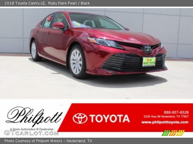 2018 Toyota Camry LE in Ruby Flare Pearl