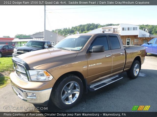 2012 Dodge Ram 1500 SLT Quad Cab 4x4 in Saddle Brown Pearl