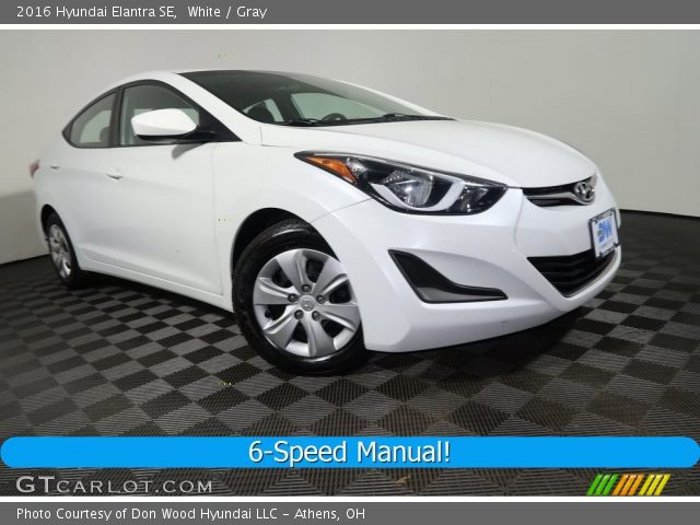 2016 Hyundai Elantra SE in White