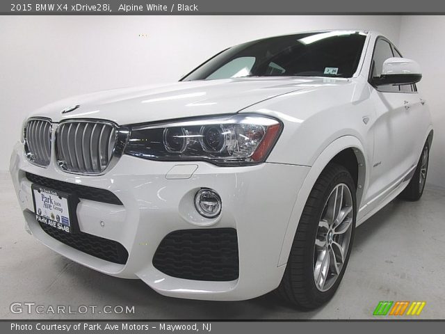 2015 BMW X4 xDrive28i in Alpine White
