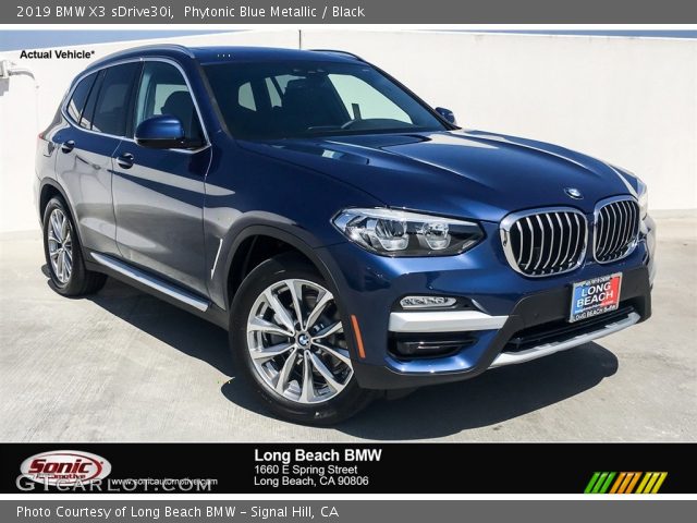2019 BMW X3 sDrive30i in Phytonic Blue Metallic